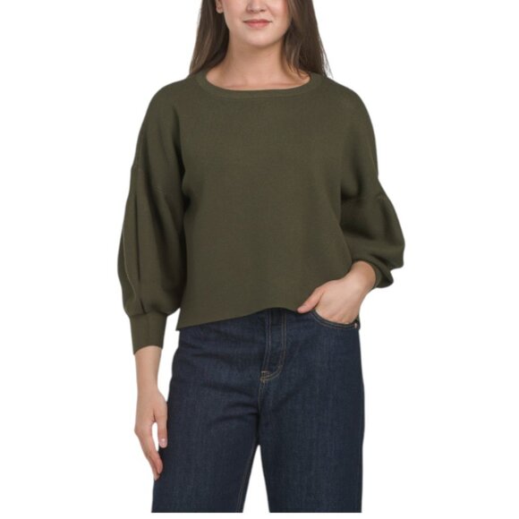 OAT NEW YORK Bubble Sleeve Sweater - Picture 1 of 2